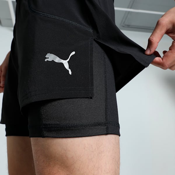 Run 2In1 5" Men's Running Tights, PUMA Black, extralarge-IND